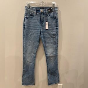 Express Mid-Wash Ankle Jeans